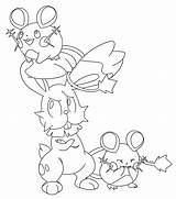 Dedenne Coloring Pages Template sketch template