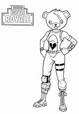 Fortnite Coloring Pages Battle Printable Kids Royale Pdf Color Print sketch template
