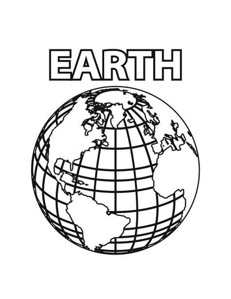 printable earth coloring pages  kids