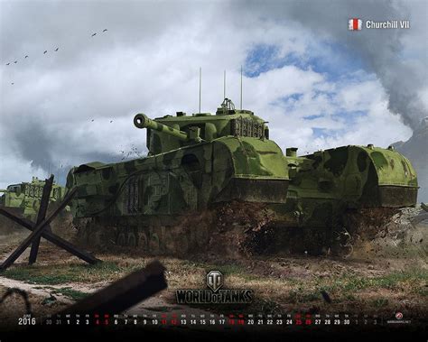 June 2016 Wallpaper And Calendar Tanks World Of Tanks