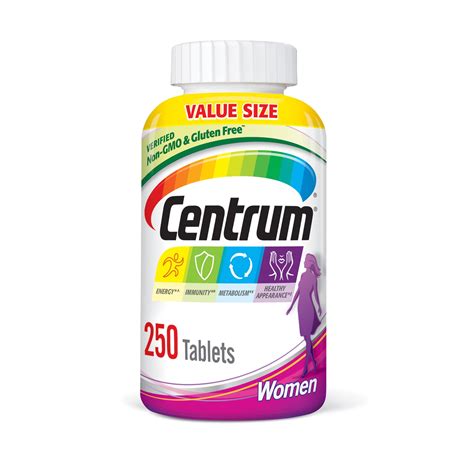 centrum womens multivitamin  multimineral  iron supplement tablets  ct walmartcom