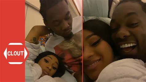 cardi b and offset boo d up while flying private youtube