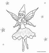 Shelf Elves Mariposa Fairies sketch template