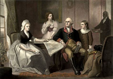 picture   family  george washington