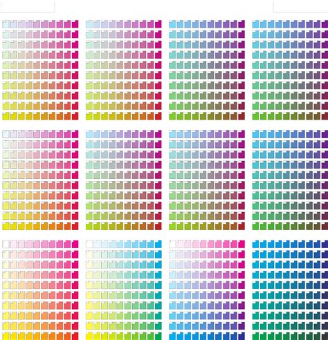 cmyk color chart edit fill sign  handypdf