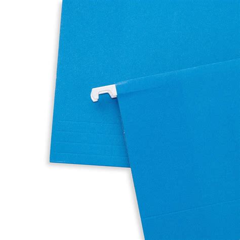 blue summit supplies hanging file folders letter  tab blue  p