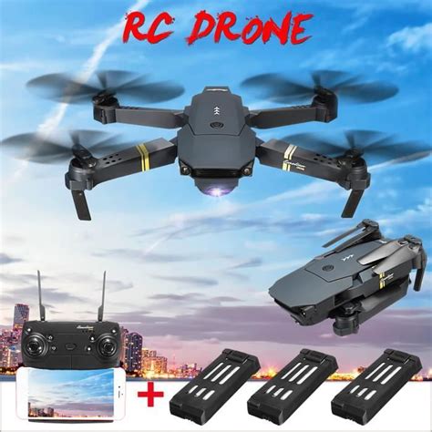 eachine  wifi fpv rc drone  batteries mp camera quadcopter rtf mode sans tete jouet