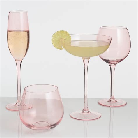 Blush Pink Worldmarket Pink Glassware Pink Wine Glasses Glassware