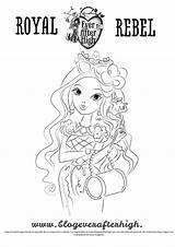 Coloring High Ever Briar After Pages Beauty Ella Print Getcolorings Printable Color sketch template