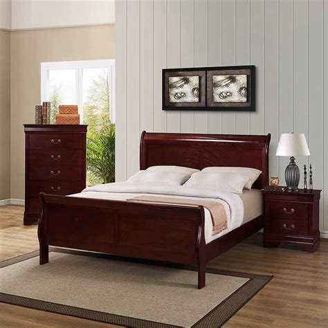 cherry bedroom set  furniture shack discount