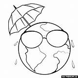 Global Warming Coloring Pages Climate Change sketch template