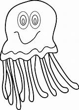 Jellyfish Coloring Clipart Cute Outline Drawing Yellow Pages Clip Spongebob Clipartmag Draw 2000 Wikiclipart Getdrawings Wecoloringpage sketch template