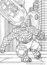 Fantastic Four Coloring Pages Book Printable Coloriage Info Index Educationalcoloringpages sketch template