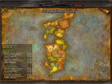 Flightmap Map Coords Compasses World Of Warcraft Addons
