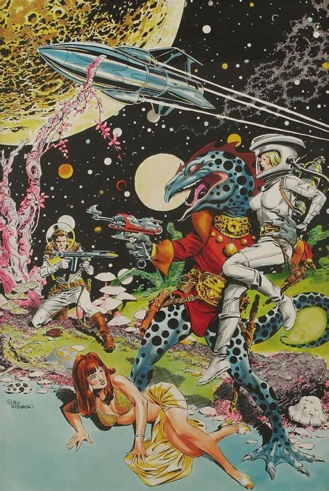 some vintage sci fi art by al williamson description from i searched for this on