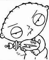 Coloring Pages Stewie Guy Family Popular sketch template