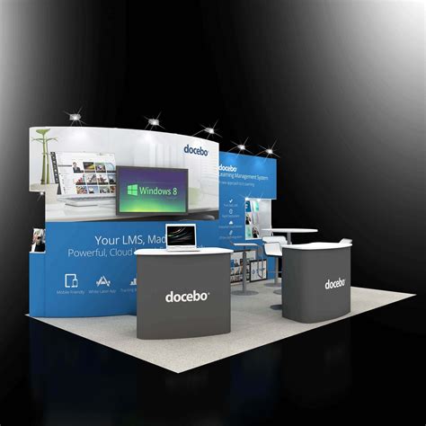 exponents trade show booths   usa  booths   create  big impact   small booth