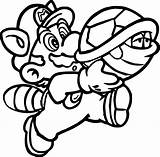 Mario Personaggi Stampa Malvorlagen Bowser Tartaruga Raccoon Fungo Principessa Printables Principali Koopa sketch template