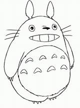 Coloring Totoro Pages Creative Labs Davemelillo sketch template
