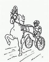 Coloring Horse Race Pages Para Colorear Racing Dibujos Popular Harness Library Páginas Coloringhome sketch template