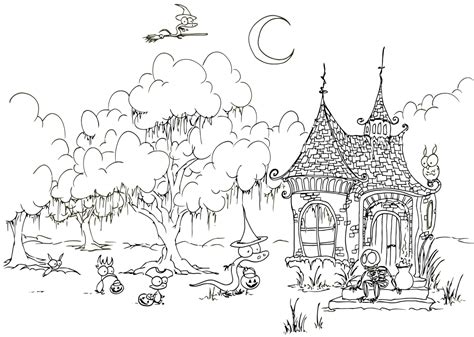 halloween coloring pages  adults