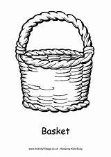 Basket Colouring Coloring Easter Pages Drawing Wicker Printable Colour Kids Activity Activityvillage Getdrawings Simple Fruit Village Spring Choose Board Explore sketch template
