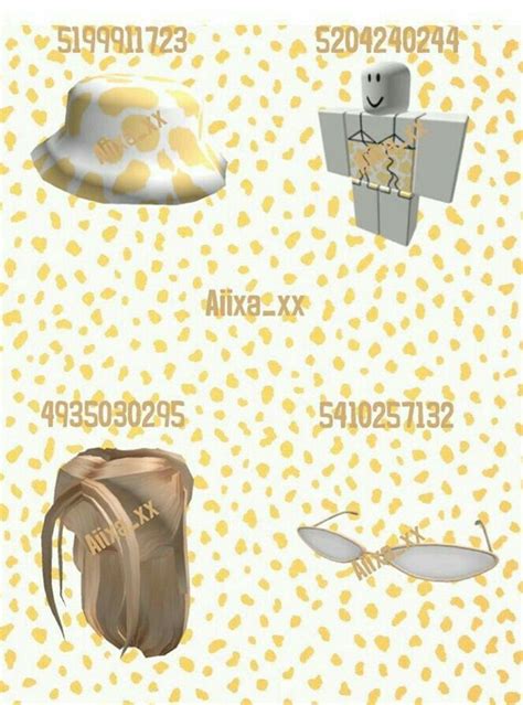 Yellow Aesthetic Outfit [not Mine] In 2020 Roblox Codes