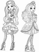 Coloring Ever After High Pages Apple Raven Queen Printable Print Dolls Sheet Girls Sheets Color Getdrawings Search Adult Kids Prints sketch template