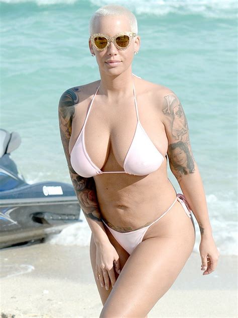 amber rose hottest celebrity beach bodies the