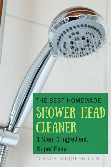Diy Homemade Shower Head Cleaner 1 Step 1 Ingredient Super Easy