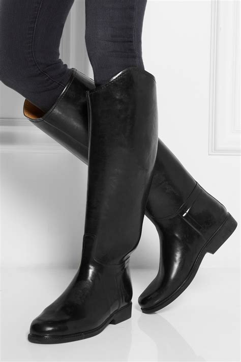 Lyst Le Chameau Alezan Leather Lined Rubber Riding Boots