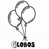 Globos Pintar Globo Cumpleanos Recortar Decolorear Guiainfantil Niño Pez Misdibujos Profesora Mora Iris sketch template
