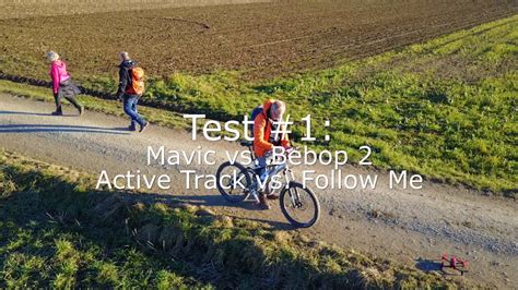 mavic active track  bebop follow  youtube