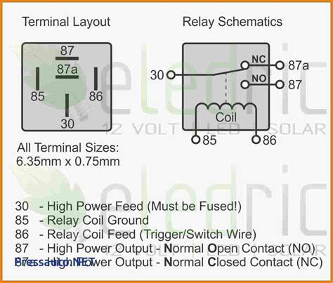 schematic  pin micro relay wiring diagram