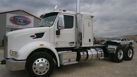 peterbilt  conventional  flat top sleeper youtube