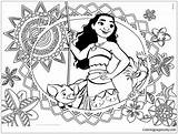 Moana Coloringpagesonly Coloriage Vaiana Pua sketch template