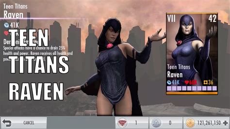 Injustice Ios Teen Titans Raven Review Youtube