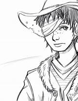 Carl Grimes Coloring Pages Deviantart Template sketch template
