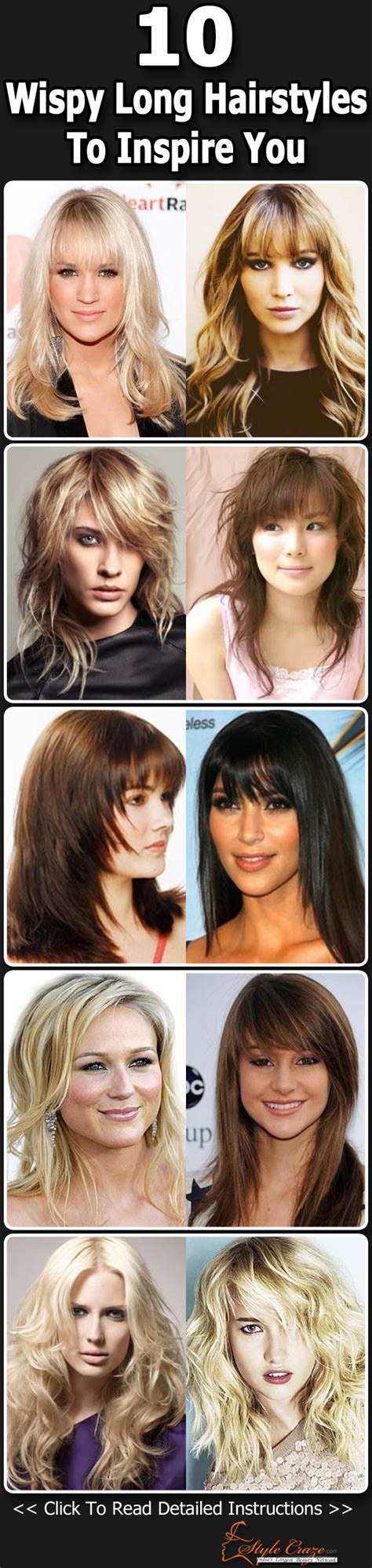 10 Wispy Long Hairstyles To Inspire You Long Hair Styles Pretty