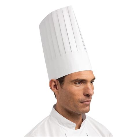 adjustable pleated disposable paper chef hats cooking cap  food industry