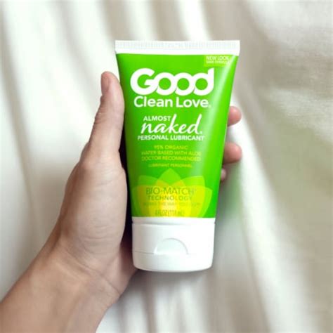 good clean love almost naked 95 organic personal lubricant 4 fl oz