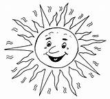 Sun Coloring Pages Kids Printable Line Clip Drawing Coloring4free Summer Happy Colouring Print Activities Solar Gif System Kidprintables Return Main sketch template