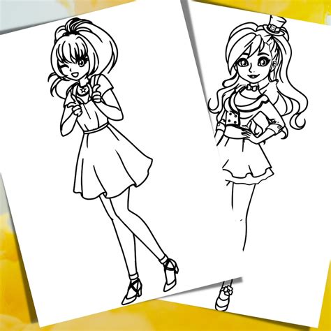 printable doll doll coloring pages baby coloring pages etsy