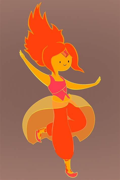 Flame Princess Adventure Time Vector By Speckl By Kipkila