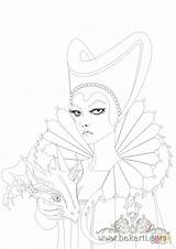 Coloring Maleficent Dragon Pages sketch template
