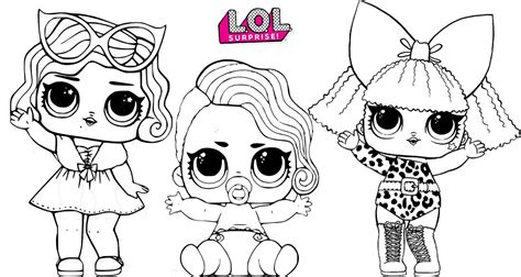 sweet  cute lol surprise coloring pages  doll collectors