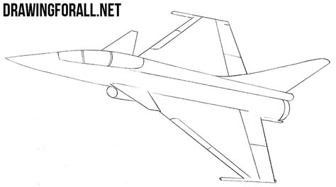draw  fighter jet