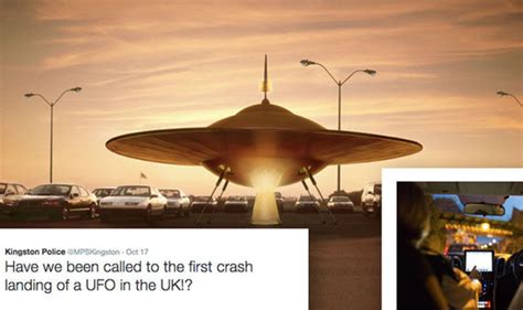 ufo crash mystery met police report  called  countrys