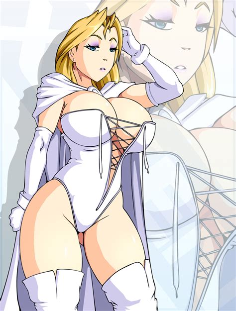 hentai style art emma frost white queen porn luscious