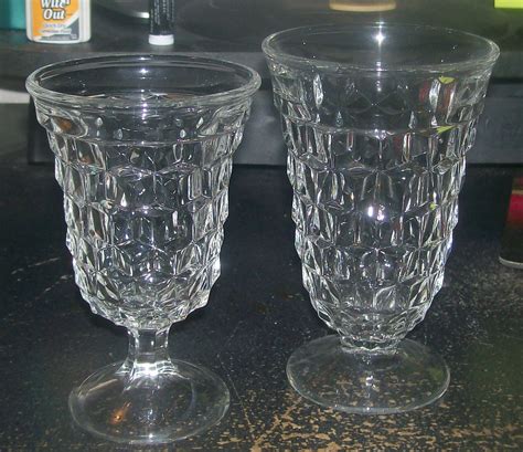 grandmalovescats vintage crystal drinking glasses